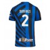 Inter Milan Denzel Dumfries #2 Domácí Dres 2024-25 Krátkým Rukávem